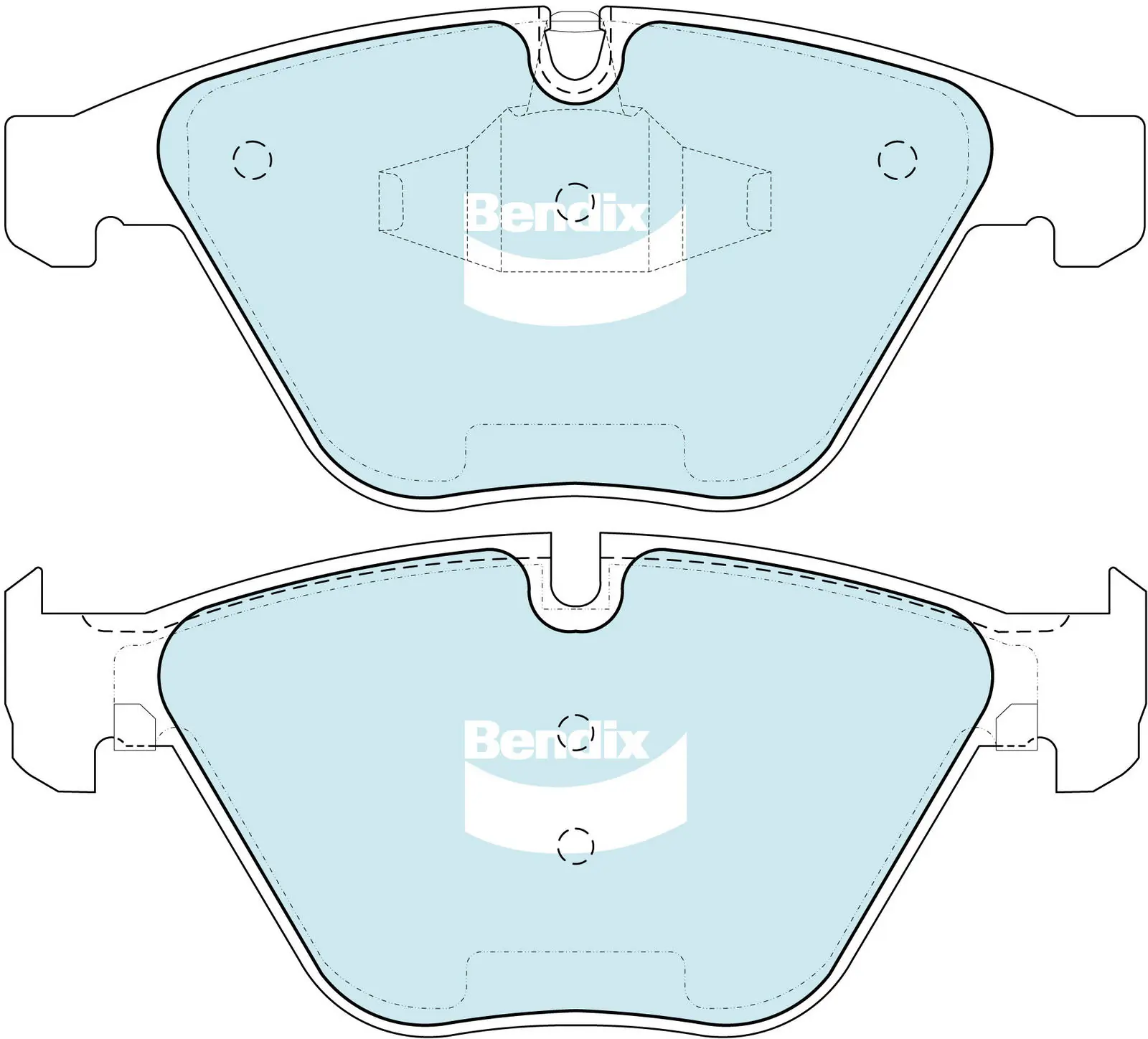 Bendix fékbetétkészlet, tárcsafék - DB2194 GCT - TothCarparts