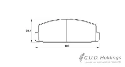 Safeline fékbetétkészlet, tárcsafék - D3453 - TothCarparts