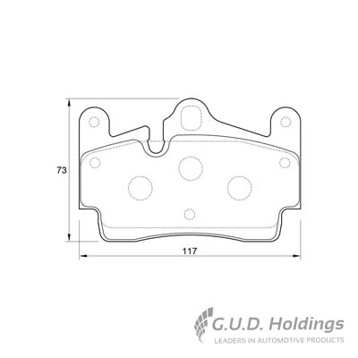 Safeline fékbetétkészlet, tárcsafék - D3513 - TothCarparts