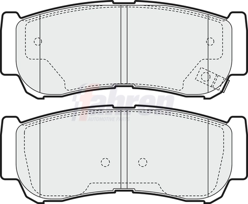 Fahren fékbetétkészlet, tárcsafék - FBP3645 - TothCarparts