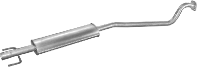 EDEX középső hangtompító - 17.530 - TothCarparts