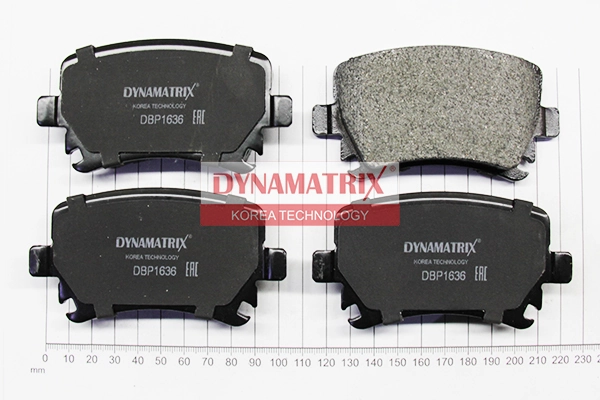 DYNAMATRIX fékbetétkészlet, tárcsafék - DBP1636 - TothCarparts