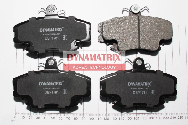 DYNAMATRIX fékbetétkészlet, tárcsafék - DBP1781 - TothCarparts