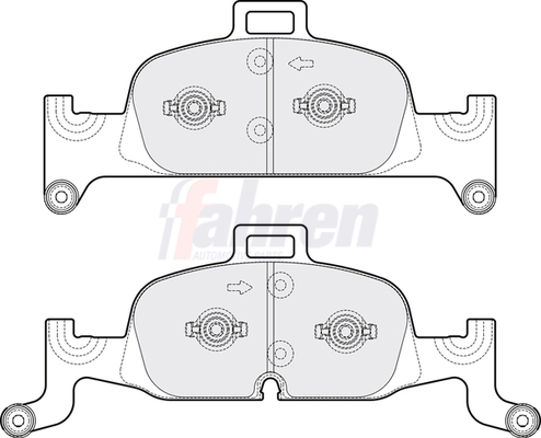 Fahren fékbetétkészlet, tárcsafék - FBP3785 - TothCarparts