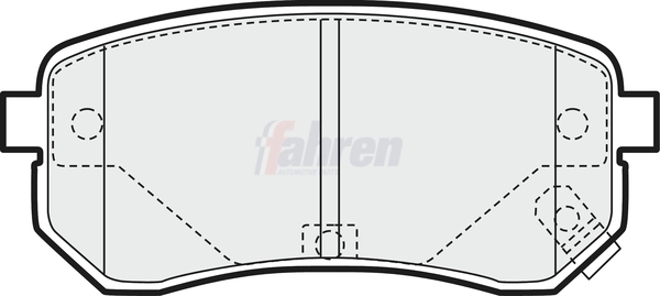 Fahren fékbetétkészlet, tárcsafék - FBP3124 - TothCarparts