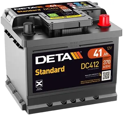 DETA Indító akkumulátor - DC412 - TothCarparts