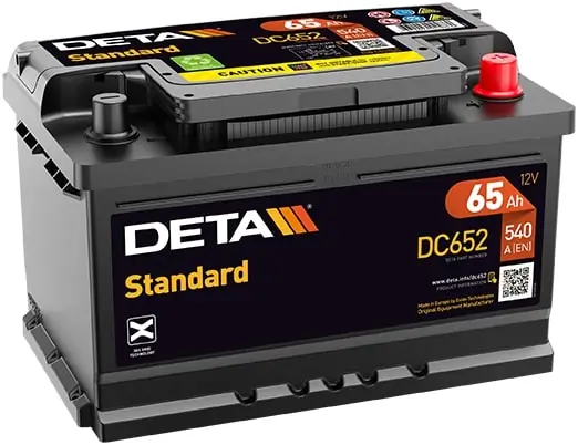 DETA Indító akkumulátor - DC652 - TothCarparts