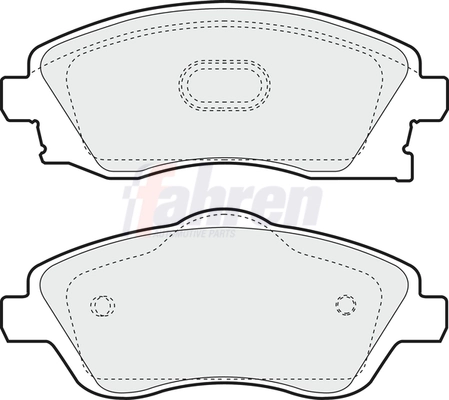 Fahren fékbetétkészlet, tárcsafék - FBP3052 - TothCarparts