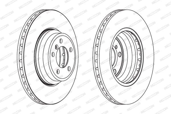 FERODO féktárcsa - DDF1701C-1 - TothCarparts