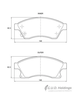 Safeline fékbetétkészlet, tárcsafék - D3779 - TothCarparts