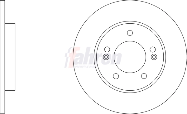Fahren féktárcsa - FBD6943 - TothCarparts
