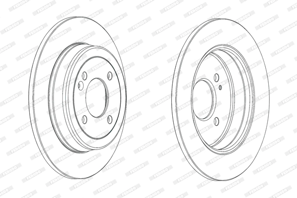 FERODO féktárcsa - DDF2090C - TothCarparts