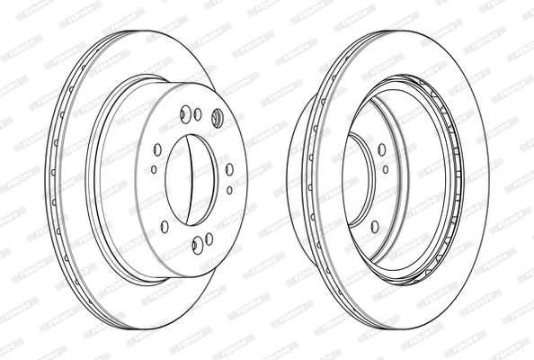 FERODO féktárcsa - DDF2285C - TothCarparts