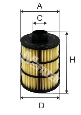 MFILTER Üzemanyagszűrő - DE 3118 - TothCarparts