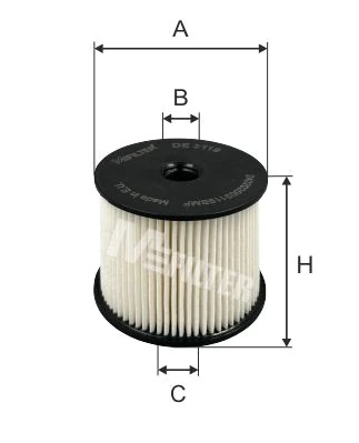 MFILTER Üzemanyagszűrő - DE 3119 - TothCarparts