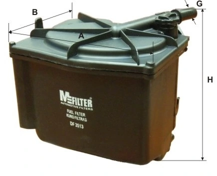 MFILTER Üzemanyagszűrő - DF 3513 - TothCarparts