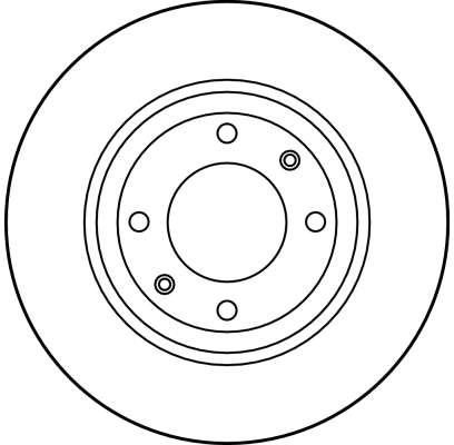 TRW féktárcsa - DF1220 - TothCarparts