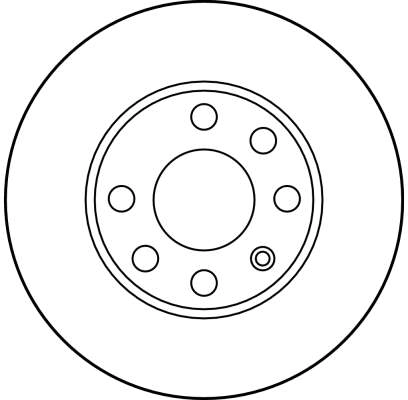 TRW féktárcsa - DF1608 - TothCarparts