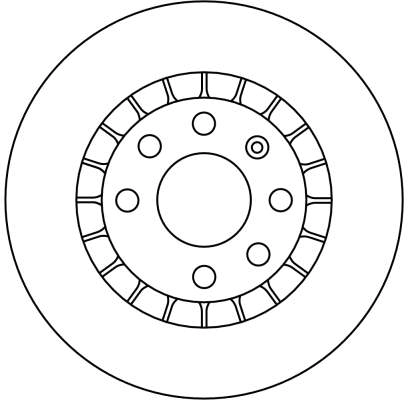 TRW féktárcsa - DF1624 - TothCarparts