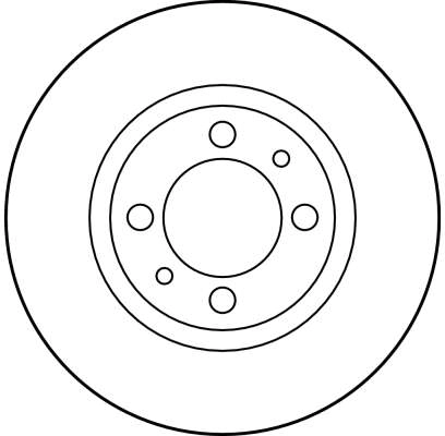 TRW féktárcsa - DF1723 - TothCarparts