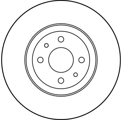TRW féktárcsa - DF1757 - TothCarparts