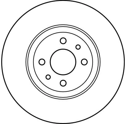 TRW féktárcsa - DF2566 - TothCarparts
