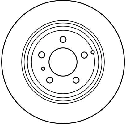TRW féktárcsa - DF2660 - TothCarparts