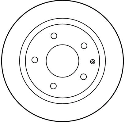 TRW féktárcsa - DF2705 - TothCarparts