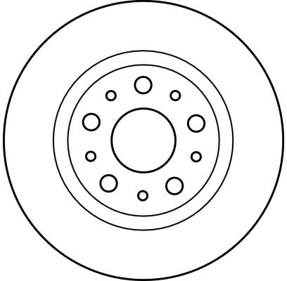 TRW féktárcsa - DF2762 - TothCarparts