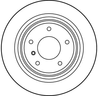 TRW féktárcsa - DF2783 - TothCarparts