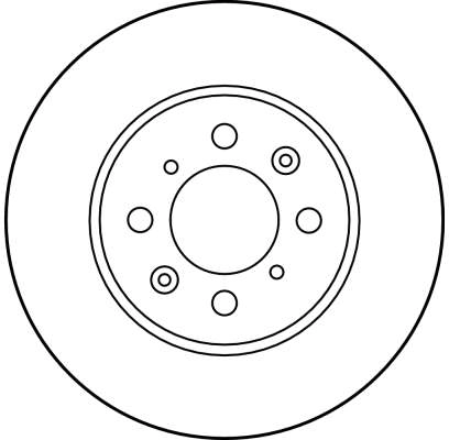 TRW féktárcsa - DF2792 - TothCarparts