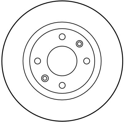 TRW féktárcsa - DF2808 - TothCarparts
