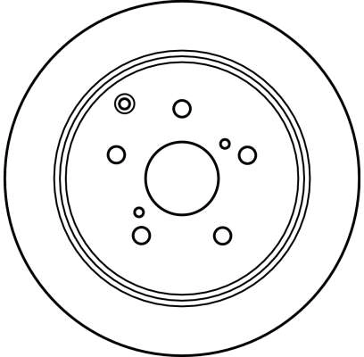 TRW féktárcsa - DF4017 - TothCarparts