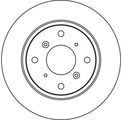 TRW féktárcsa - DF4031 - TothCarparts