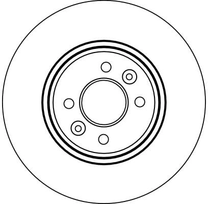 TRW féktárcsa - DF4110 - TothCarparts