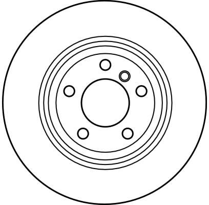 TRW féktárcsa - DF4189 - TothCarparts