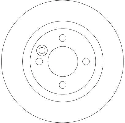 TRW féktárcsa - DF4198 - TothCarparts