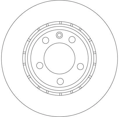 TRW féktárcsa - DF4275S - TothCarparts