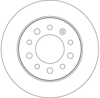 TRW féktárcsa - DF4282 - TothCarparts