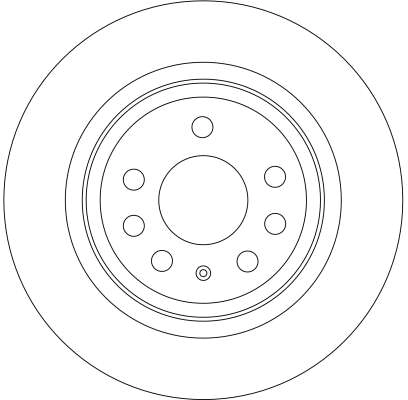 TRW féktárcsa - DF4284 - TothCarparts