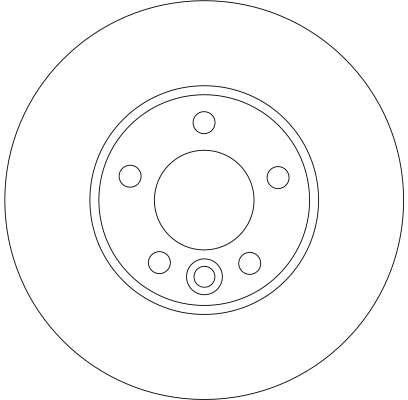 TRW féktárcsa - DF4308S - TothCarparts