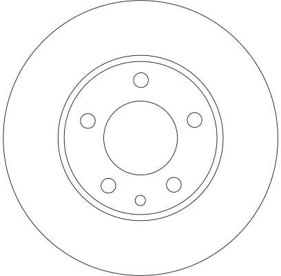 TRW féktárcsa - DF4328 - TothCarparts