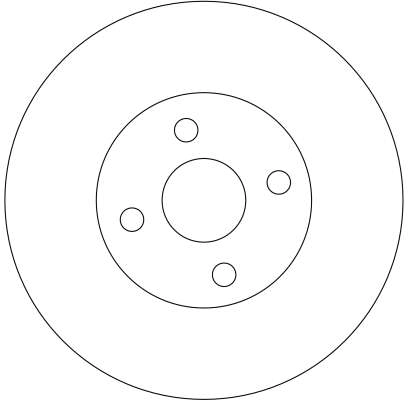 TRW féktárcsa - DF4366 - TothCarparts