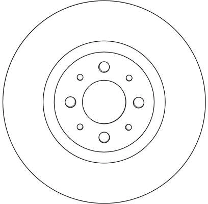 TRW féktárcsa - DF4377 - TothCarparts