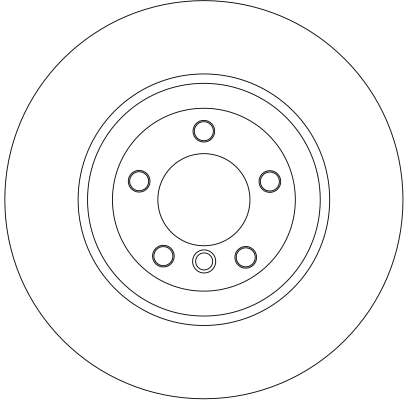 TRW féktárcsa - DF4389S - TothCarparts