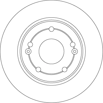 TRW féktárcsa - DF4428 - TothCarparts