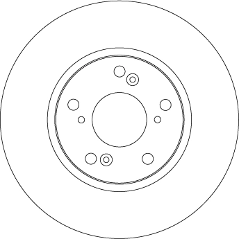 TRW féktárcsa - DF4486 - TothCarparts