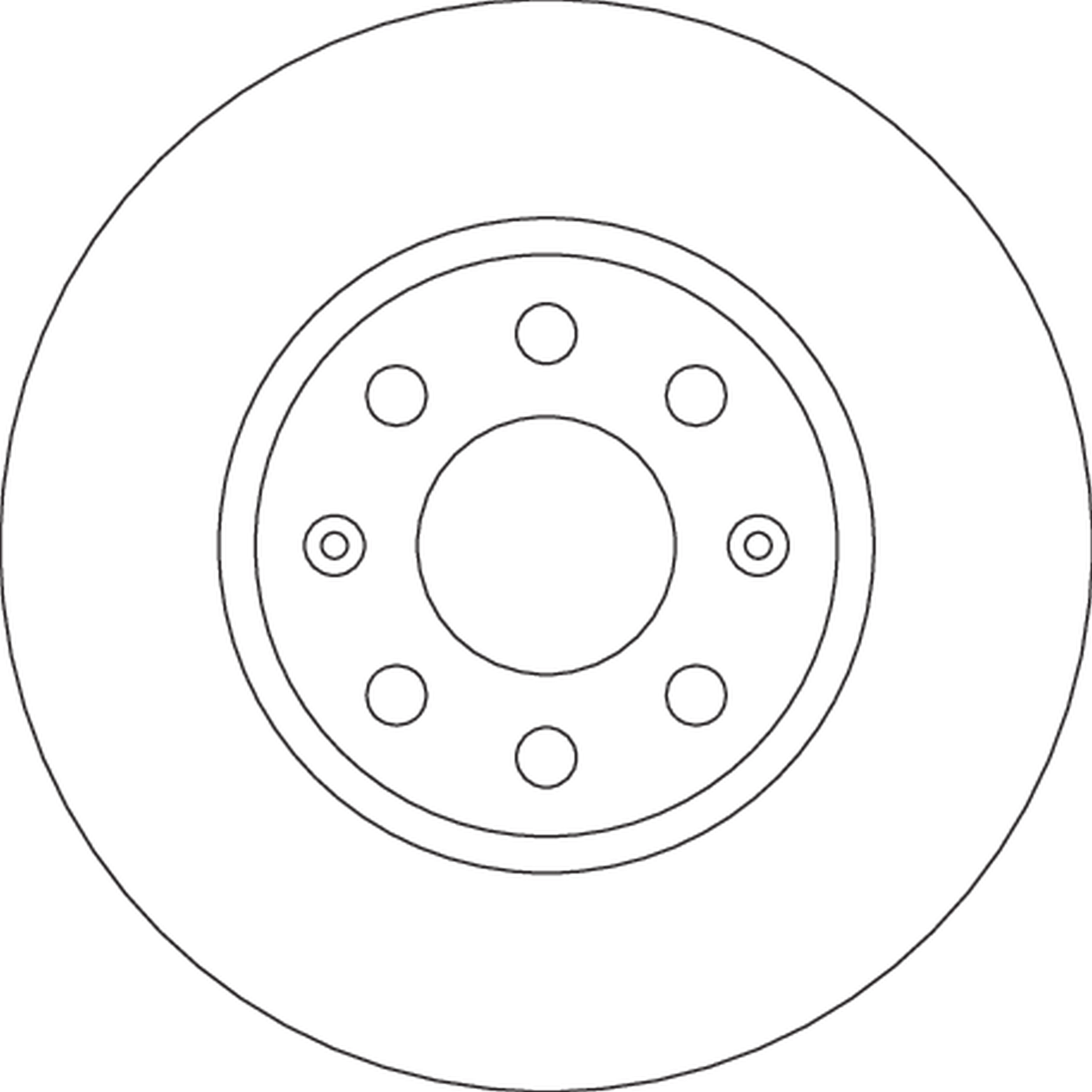 TRW féktárcsa - DF4796 - TothCarparts