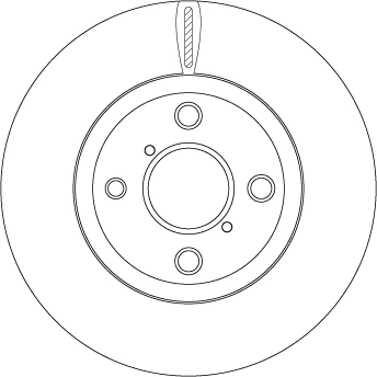 TRW féktárcsa - DF4842 - TothCarparts