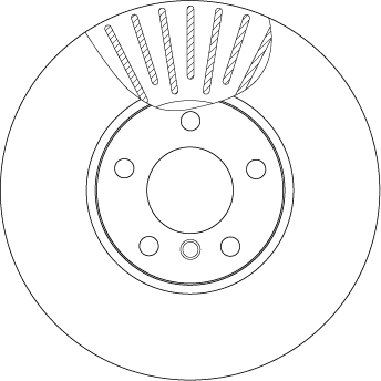 TRW féktárcsa - DF4852S - TothCarparts
